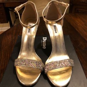 Dune glitter sandals